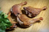 Утиные окорочка горячего копчения